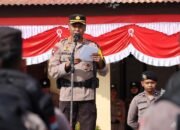 Kapolres Sorsel Pimpin Apel Gelar Pasukan Operasi Mantap Praja Sembra II 2024