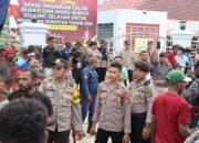 Polres Sorong Selatan Lakukan Pengamanan Ketat di Kantor KPU Saat Tahap Pendaftaran