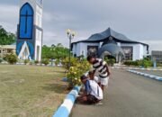 Jelang Konferensi Gereja Se-Indonesia, Pramuka Raja Ampat Bantu Panitia Bersih Lokasi Gereja