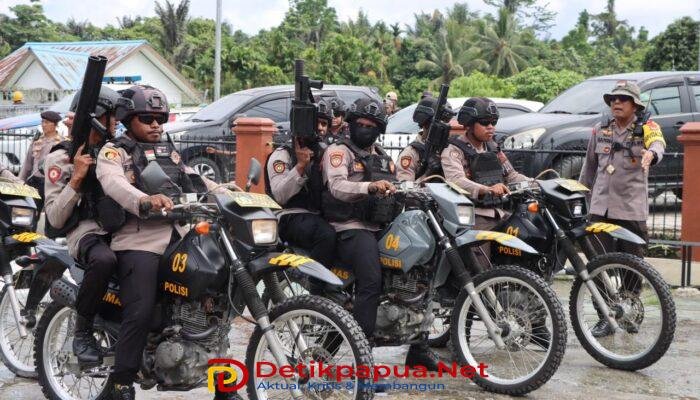 Polres Sorsel Gelar Latihan Gabungan Bersama Personil BKO