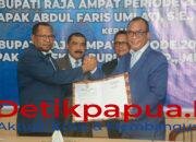 Sertijab Bupati Raja Ampat, Orideko I. Burdam Optimis Lanjutkan Pembangunan