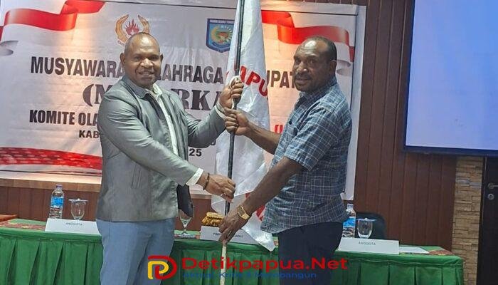 KONI Mamberamo Tengah Resmi Terbentuk: Piter Togodly Siap Bawa Semangat Baru Menuju PON 2026