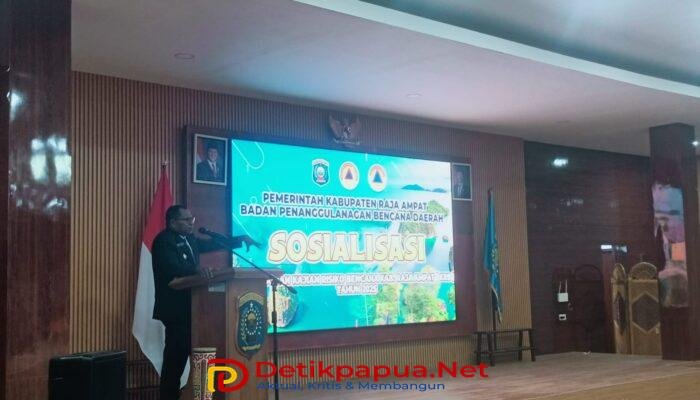 BPBD Raja Ampat Gelar Sosialisasi Kajian Risiko Bencana, Libatkan Sejumlah OPD Strategis