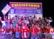 Mapura FC Persembahkan Juara III di Turnamen Perdana KNPI Cup Maybrat