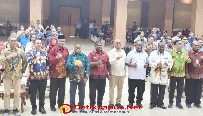 Wabup Yohan Bodory Hadiri Pertemuan Bersama Dirjen Perumahan Perdesaan di Kota Sorong
