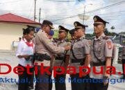 Kapolres Sorong Selatan Pimpin Upacara Sertijab Kabag Log, Kasat Samapta, Kasat Polairud, Kapolsek Teminabuan dan Kapolsek Inanwatan