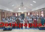 Ket: Peserta Kongres PGRI Raja Ampat masa Kerja 2025–2030/dok.RajaAmpatnews