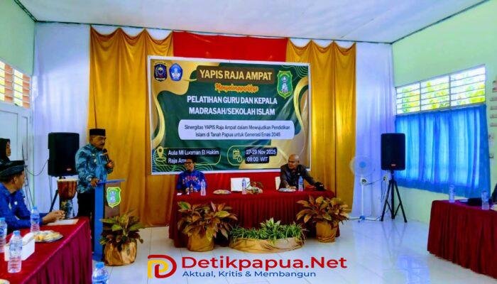 YAPIS Raja Ampat Gelar Pelatihan Penguatan Kompetensi, 50 Guru dan Kepala Sekolah Ikuti Program Menuju Generasi Emas 2045