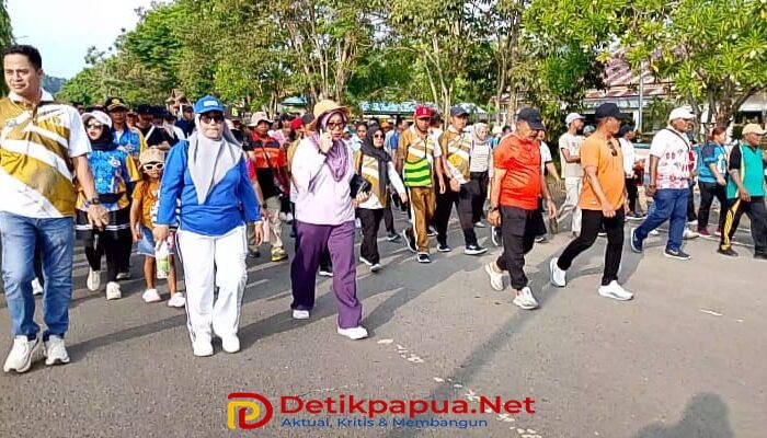 Semarak Jalan Sehat KORPRI Raja Ampat: Energi Baru di Usia 54 Tahun