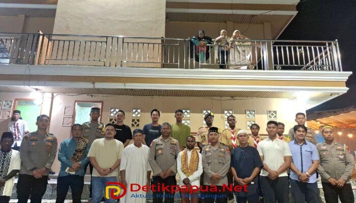 Safari Ramadhan, Kapolres Sorong Selatan Tinjau Pengamanan Ibadah Shalat Tarawih di Masjid Jabal Nur Ampera