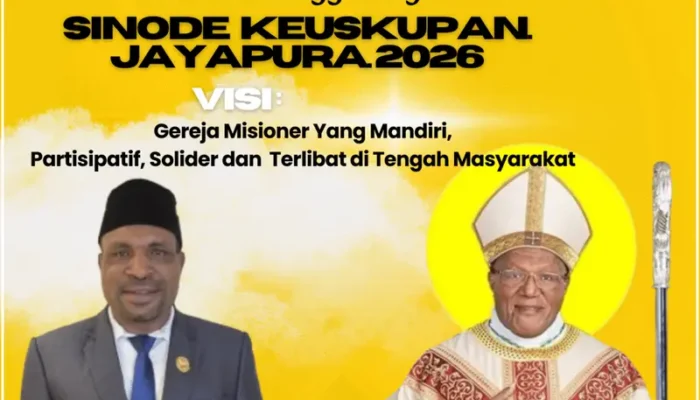 Ketua DPRK Mamberamo Tengah Sambut Sinode Keuskupan Jayapura