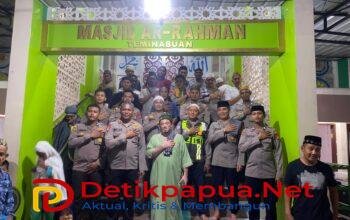 Hari ke-7 Ramadhan, Kapolres Sorong Selatan Laksanakan Safari Ramadhan di Masjid Ar-Rahman