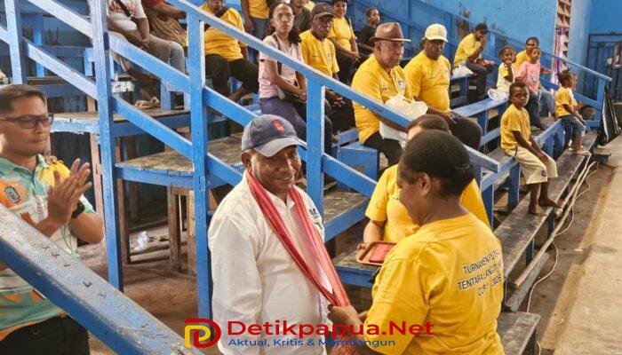 Pembukaan Tournament Futsal Tentara Langit Cup 1, Ini Pesan Plt Ketua AFP Papua Barat Daya