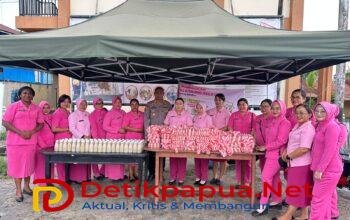 Bhayangkari Cabang Sorong Selatan Gelar Kegiatan Berbagi Takjil Kepada Pengendara