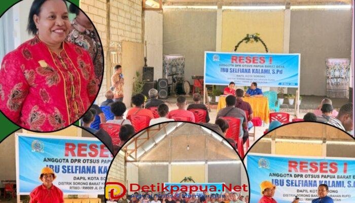 Reses I Tahun 2026, Legislator Selfiana Kalami Belanja Ragam Persoalan Dari Ratusan OAP di Rufey