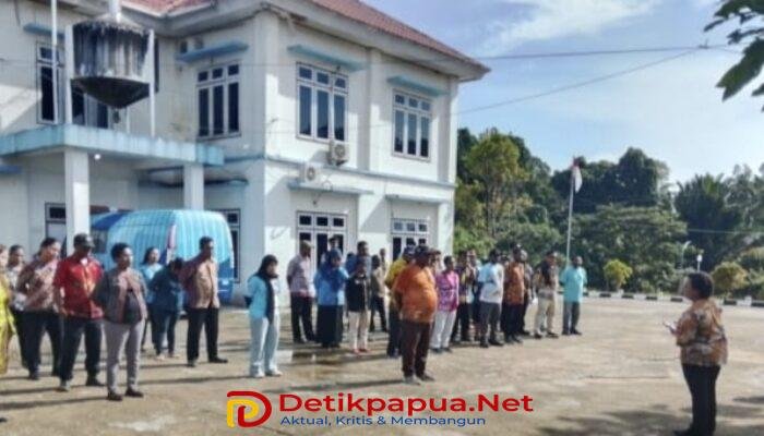 Apel Gabungan Dinas Koperasi UKM dan Disperindag, Dr. Sellvyana Sangkek Tekankan Masalah Soliditas dan Disiplin