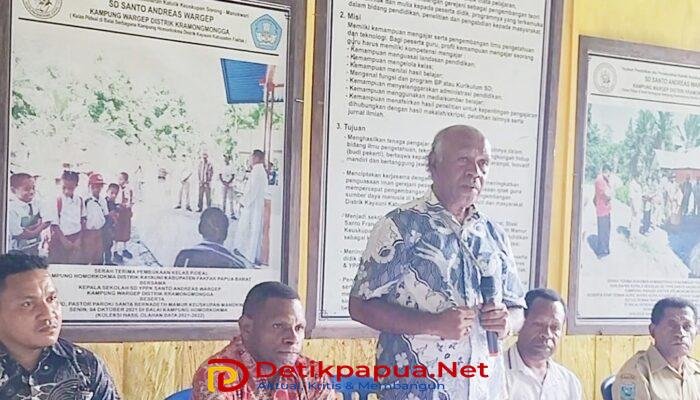 Setelah Puluhan Tahun Vakum, SD YPPK Homorkokma Resmi Dibuka Kembali di Fakfak