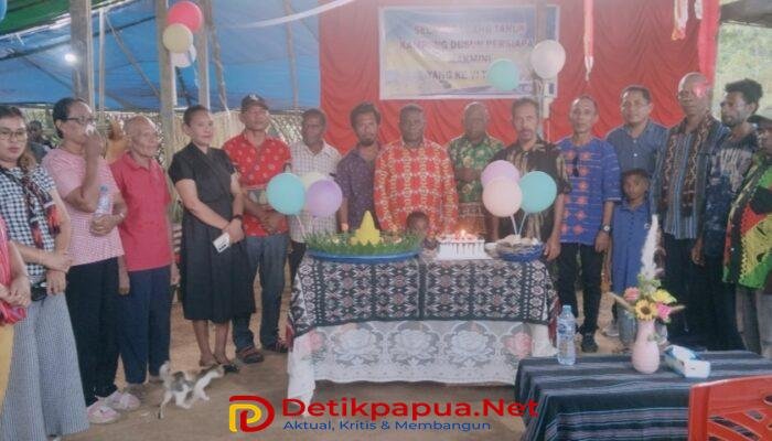 HUT ke-6 Kampung Persiapan Makmini, Dirayakan Sederhana Dengan Ibadah Syukur