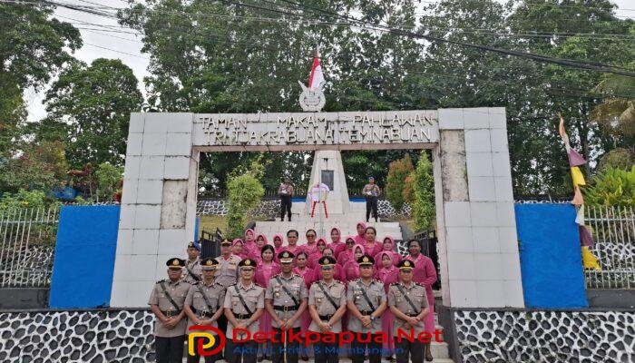 Jelang Hari Bhayangkara ke-80, Kapolres Sorong Selatan Pimpin Ziarah Rombongan
