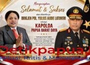Waket III DPR PBD Ucapkan Selamat atas Terpilihnya Brigjen Yulius Audie Latuheri Sebagai Kapolda Papua Barat Daya