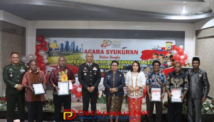 Kapolres Sorong Selatan Pimpin Syukuran Hari Bhayangkara Ke-80, Wujud Syukur dan Perkuat Sinergitas