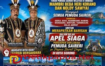 Tokoh Pemuda Saireri Siap Gelar Apel Siaga Persiapan Deklarasi Pemuda Saireri di Papua Barat Daya