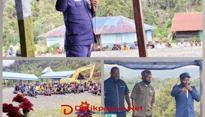 Ketua dan Anggota DPR Dapil II Tinjau Pembongkaran Jalan dari Kampung Kino Menuju Kantor Distrik Eragayam