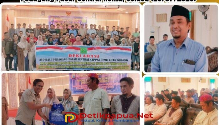 Sinergi Polda PBD dan Pedagang Pasar Remu Wujudkan Keamanan dan Kelancaran Relokasi