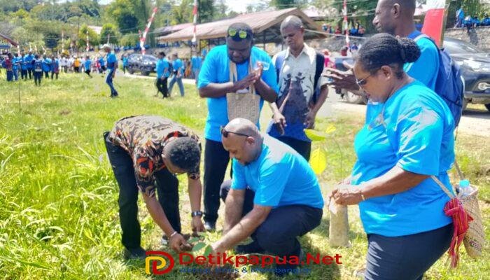 Seribu Pohon untuk Papua: Temu Raya PAM GKI Tutup dengan Seruan Merawat Tanah Ciptaan Tuhan