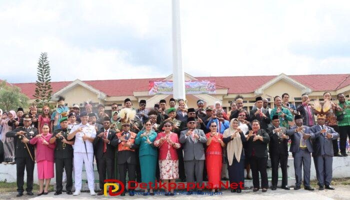 Kapolres Sorong Selatan Hadiri Upacara Peringatan HUT ke-23 Kabupaten Sorong Selatan