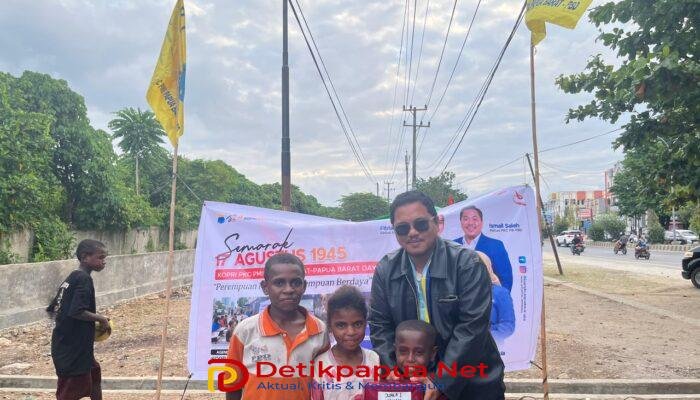 KOPRI PMII PB–PBD Gelar Kegiatan Edukatif dan Sosial untuk Anak-anak KM 8 Kota Sorong