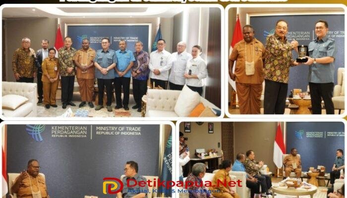 Gubernur Papua Barat Daya Audiensi dengan Menteri Perdagangan RI, Dorong Sorong Menjadi Pusat Perdagangan dan Ekspor Kawasan Timur Indonesia