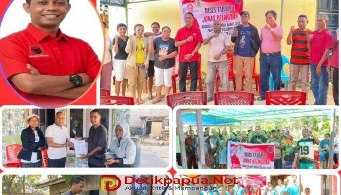 Anggota DPRP PBD Fraksi PDI Perjuangan Jonas Kelwulan Gelar Reses II Tahun 2026 di Kelurahan Klawalu dan Klablim