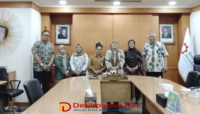 Perkuat Industri Lokal, Plt. Kadis Perindag PBD Audiensi dengan Dirjen IKMA Kemenperin RI di Jakarta