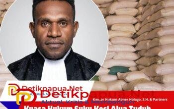 Kuasa Hukum Suku Kosi Alua Tuduh Bantuan Beras Musatfak Dikaitkan dengan Pelepasan Tanah Adat