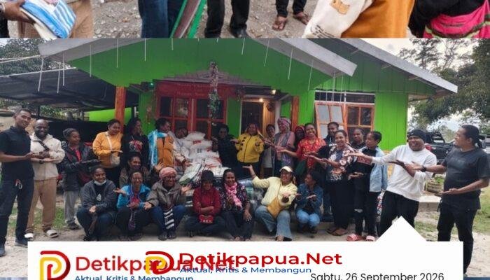 Peduli Korban Bencana, KPPG Golkar Salurkan Bantuan Melalui Posko Wanita Katolik Paroki Bunda Maria Pikhe
