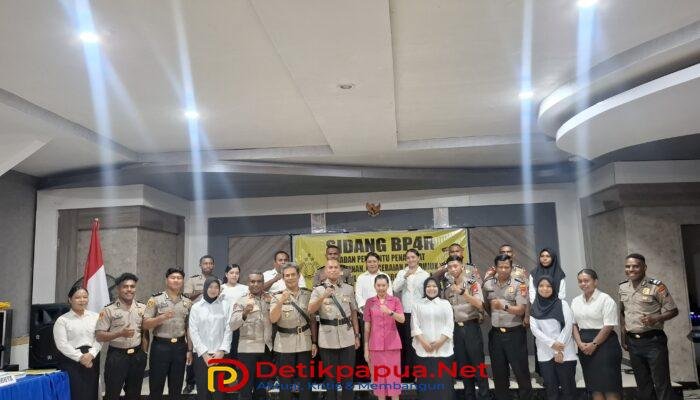 Wakapolres Sorong Selatan Pimpin Sidang BP4R bagi 9 Pasangan Personel yang Akan Menikah