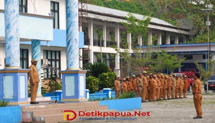 Bupati Raja Ampat Soroti Ketidakhadiran Pejabat Eselon III dan IV dalam Apel Pagi