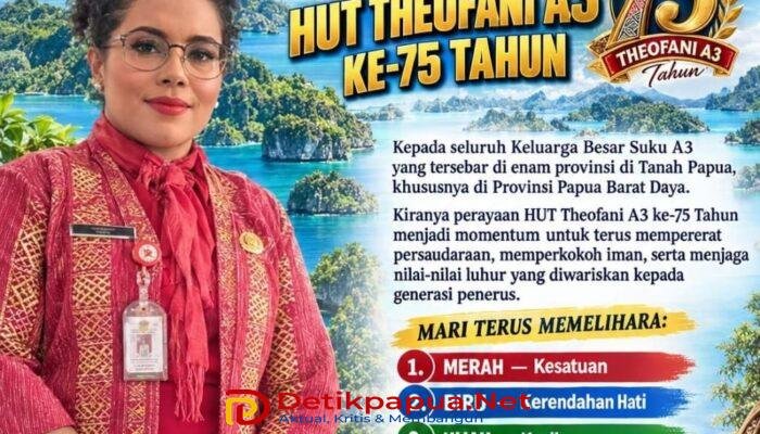 Ucapan Selamat HUT Teofani A3 ke-75 Tahun Dari Dr. Sellvyana Sangkek
