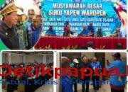 Mubes Suku Besar Yapen Waropen Papua Barat Daya Usung Tema Satu Hati Satu Tujuan