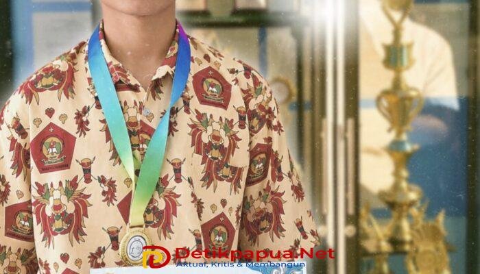 Siswa SMA YPPK Seminari Petrus van Diepen Jefri Frans Balak Ukir Emas Olimpiade Bahasa Inggris Nasional