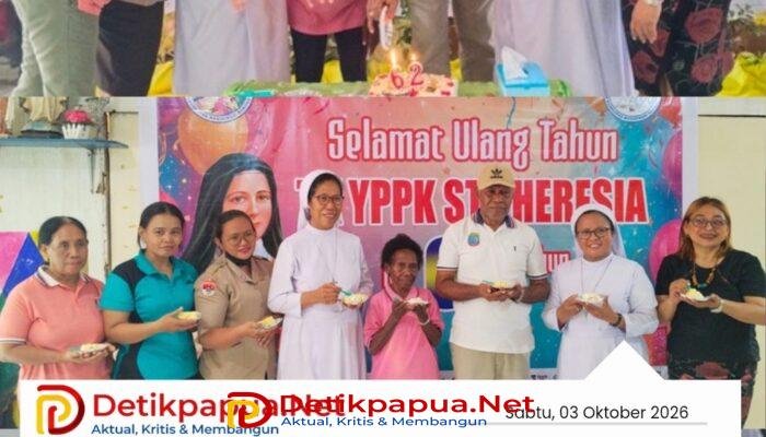 HUT ke-62 TK Santa Theresia Sorong, YPPK KMS Tekankan Keseriusan Guru dan Kerja Sama