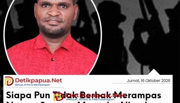 Siapa Pun Tidak Berhak Merampas Nyawa Sesama Manusia, Nicodemus Momo Minta Presiden Buka Dialog Jakarta–Papua