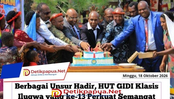 Berbagai Unsur Hadir, HUT GIDI Klasis Ilugwa yang ke-13 Perkuat Semangat Pelayanan Gereja