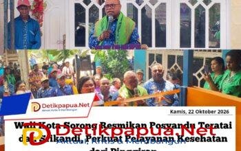 Wali Kota Sorong Resmikan Posyandu Teratai dan Srikandi, Perkuat Pelayanan Kesehatan dari Pinggiran